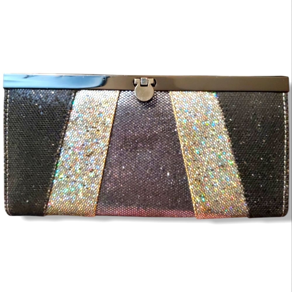 Depeche Mode New York Y2K Glitter Disco Clutch Wristlet Evening Formal